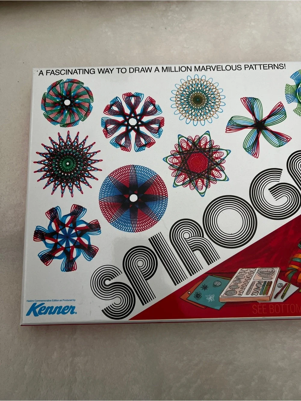 Spirograph Deluxe Set Educational Design Drawing Patterns Toy Age 8+